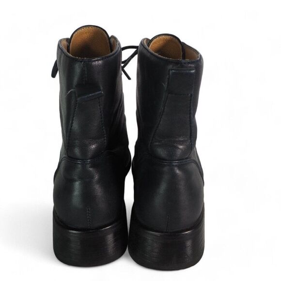 Maine Woods Spirit Vintage Lace-up Roper Style Boots Dark Navy Women's 6.5M - Picture 5 of 11